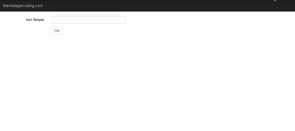 Mengubah Alamat Menjadi Koordinat dengan Geocoding Google Maps API
